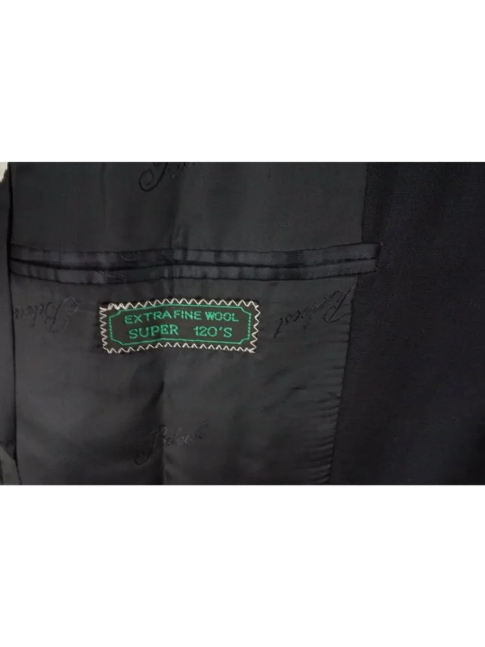 Belvest Blue Woven S120s Wool 2 Pc Suit Jacket Pants Sz 40R Brand New